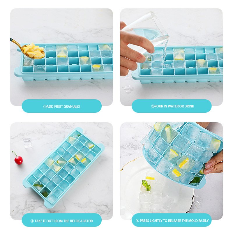 Food grade silicone baby food supplement freezer small frozen ice cube ice mold silicone molds