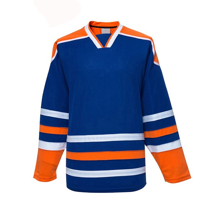 Plus Size Ice Hockey Uniform With Digital Sublimation Full Sleeve Shirts & Shorts Ice Hockey Uniform For Sale