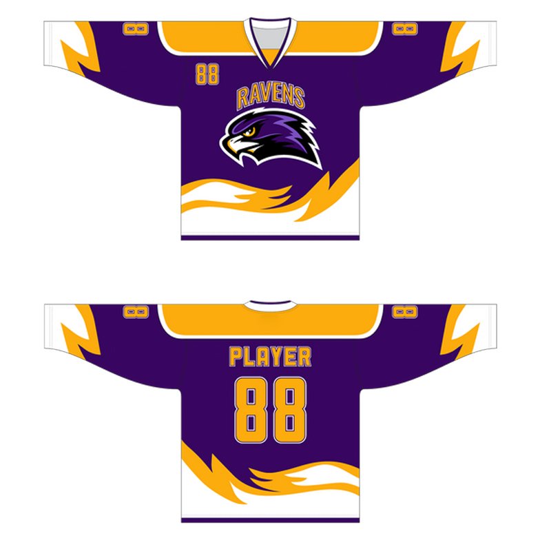 custom quick dry sublimation printing ice hockey jerseys