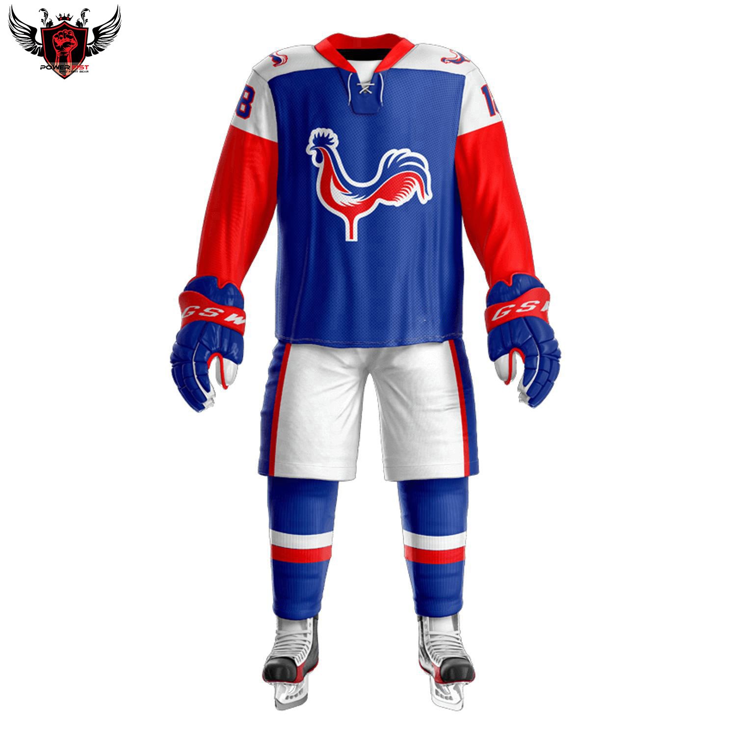 Custom team Ice Hockey uniform custom for team Team Set Ice Hockey Jerseys Uniform Set