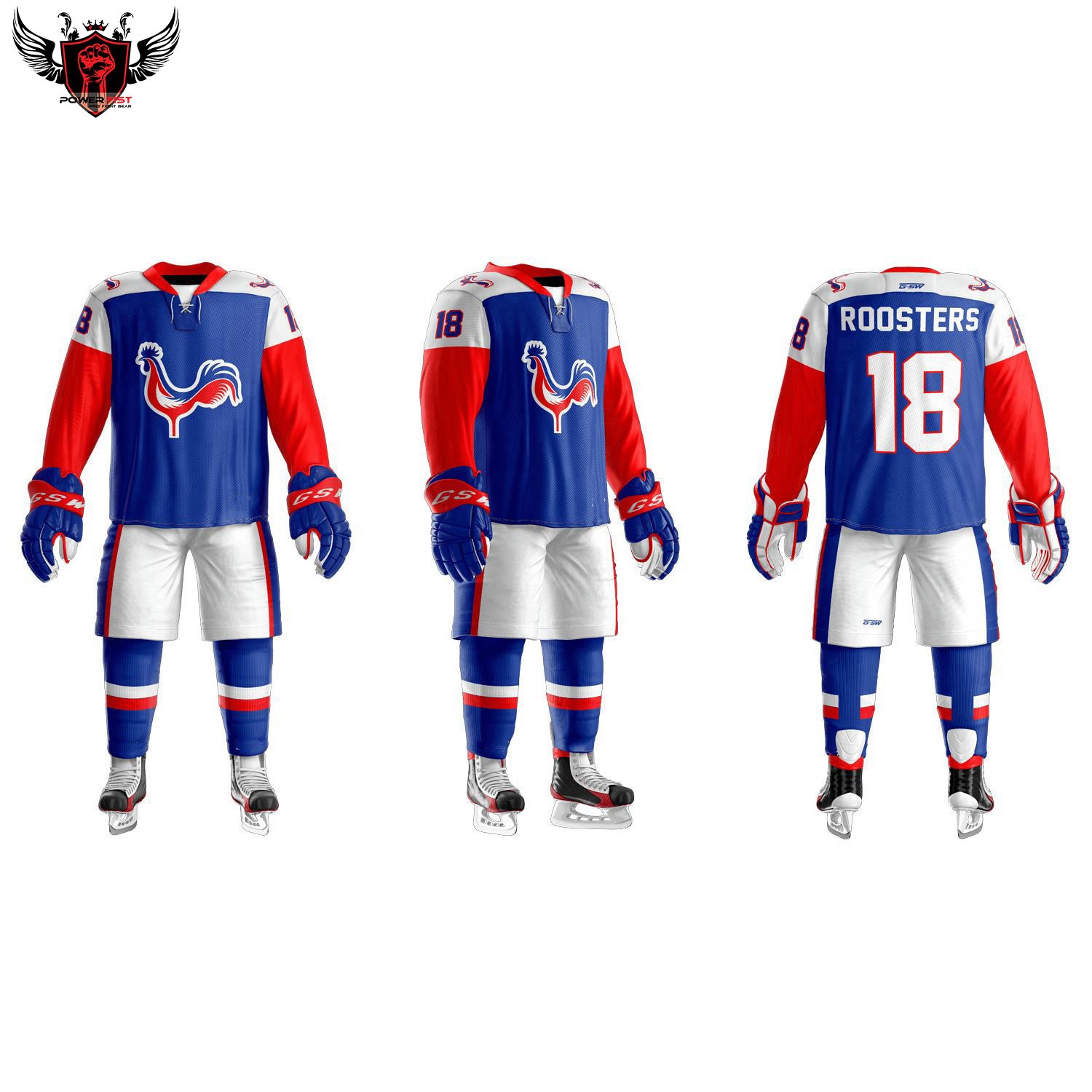 Custom team Ice Hockey uniform custom for team Team Set Ice Hockey Jerseys Uniform Set