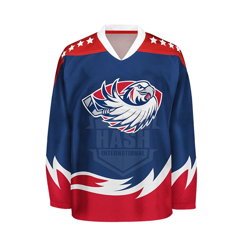 New Fashion Sublimation Ice Hockey Jersey Customized Logo Team Sports Sublimation Ice Hockey Jersey