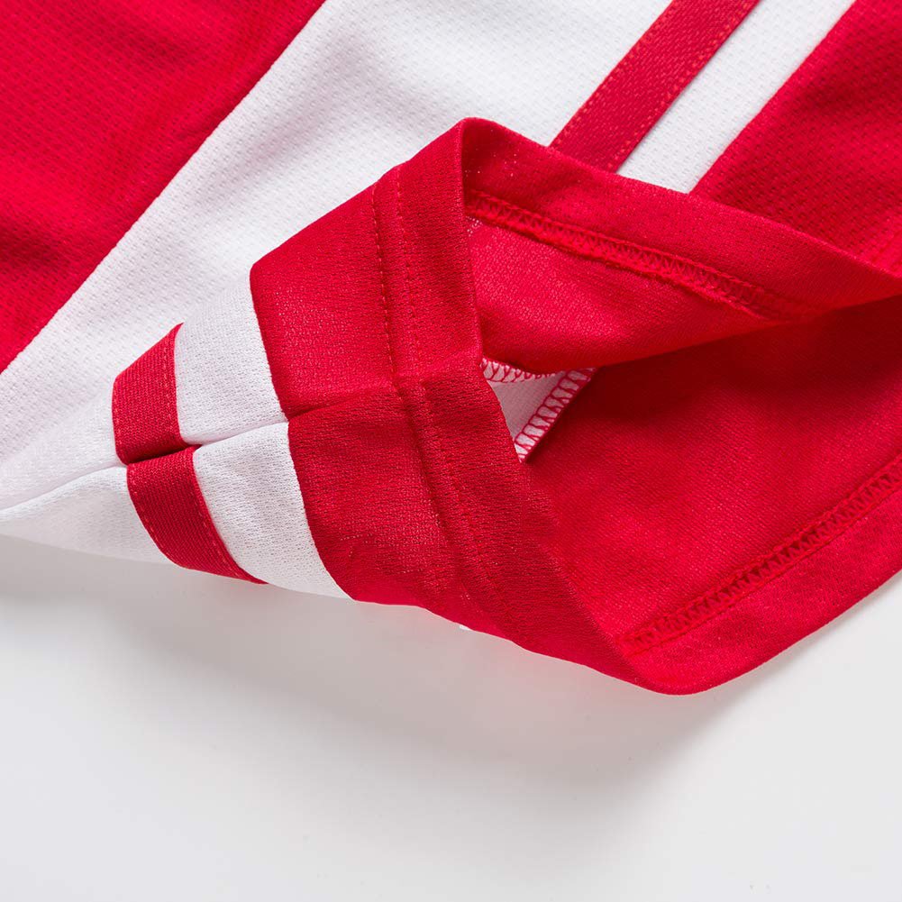 Best Price Quick Dry 100%polyester mesh patchwork Long Sleeve Uniform custom Logo sport wear men's Ice Hockey Training Jersey
