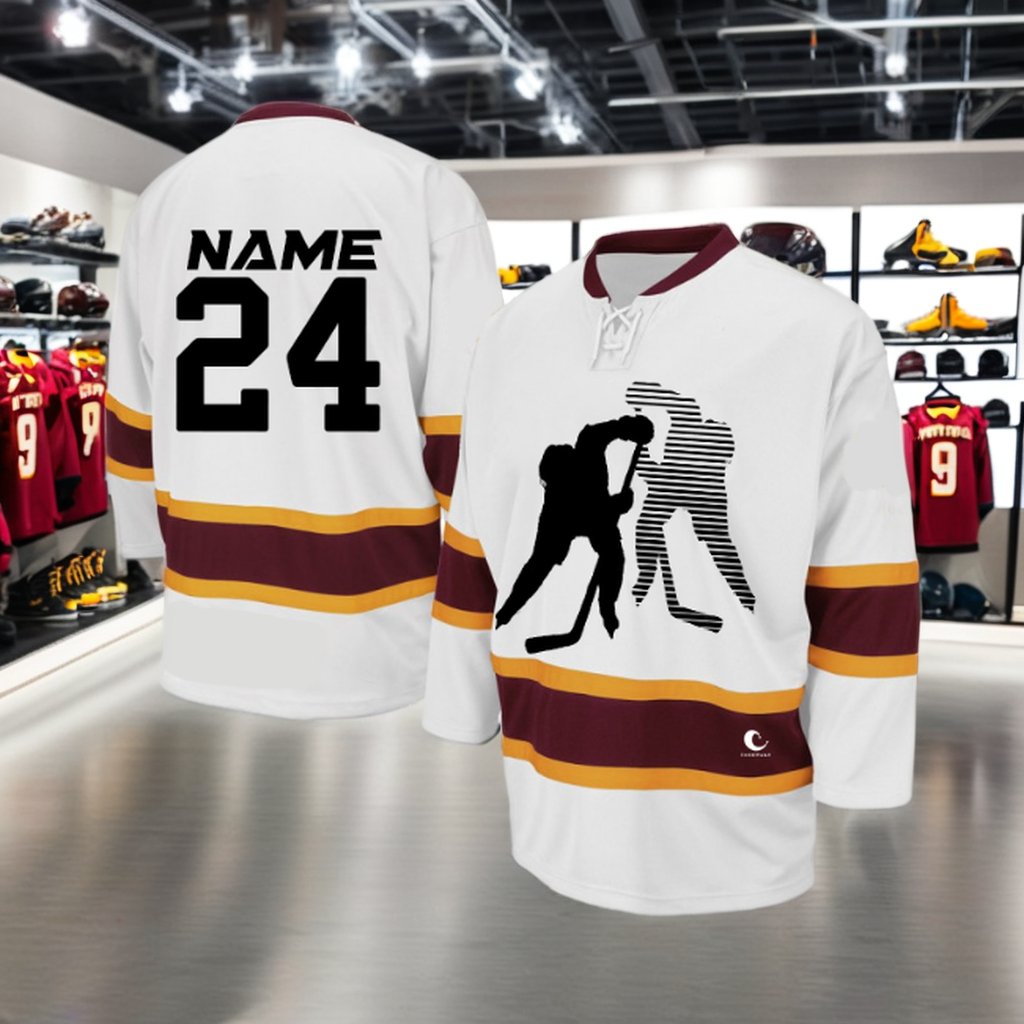 Customized Ice Hockey Jerseys Trendy Sublimated Breathable Youth Ice Hockey Wear