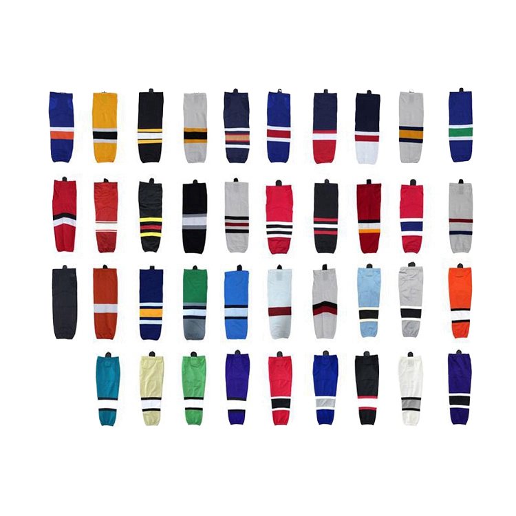 Knitted Team Canada Sports Socks High-Crew Casual Ice Hockey Skate Socks Breathable Anti-Bacterial Anti-Slip for Sale