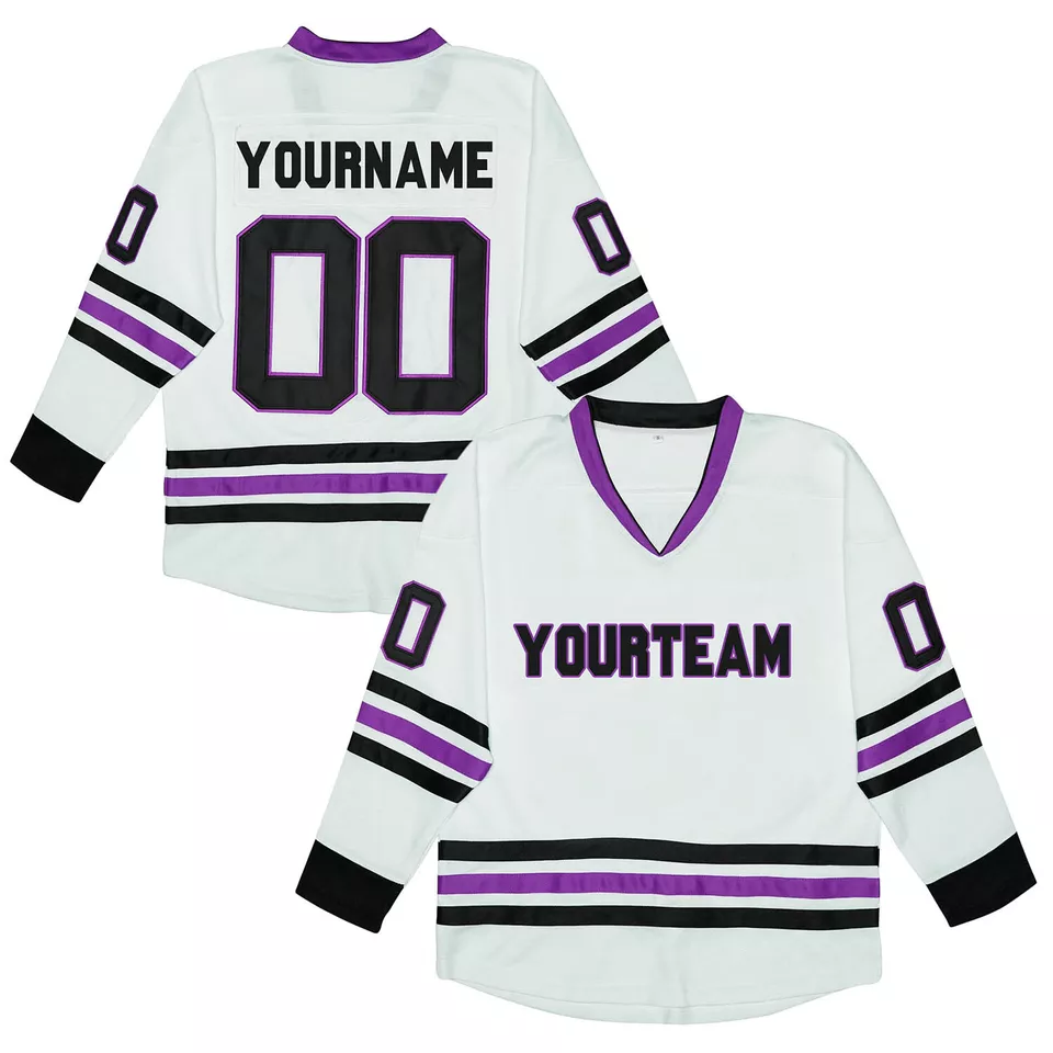 Custom Youth Ice Hockey Uniform Cheap Embroidered Logo Ice Hockey Jersey sublimated hockey jersey