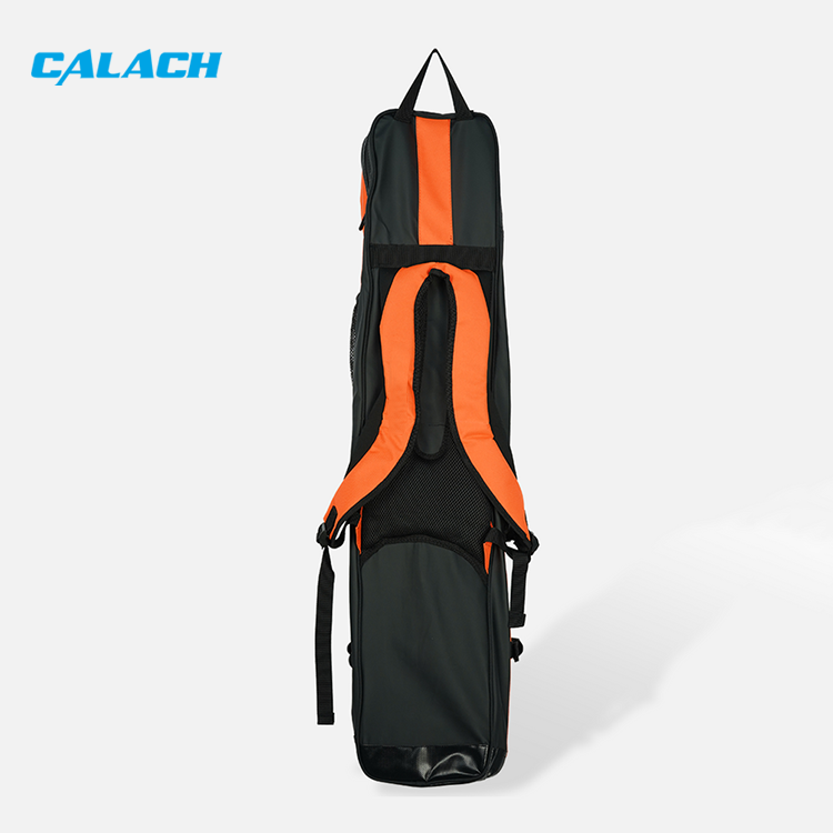 Oem odm 3-4 hockey stick backpack waterproof gym sports iice ball 600d polyester hockey stick kits bags