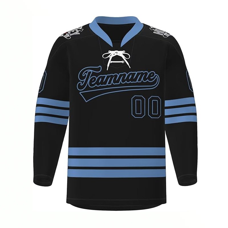New Design Wholesale100% Polyester Breathable Fabric sublimation hockey shirt hockey wear team hockey jerseys