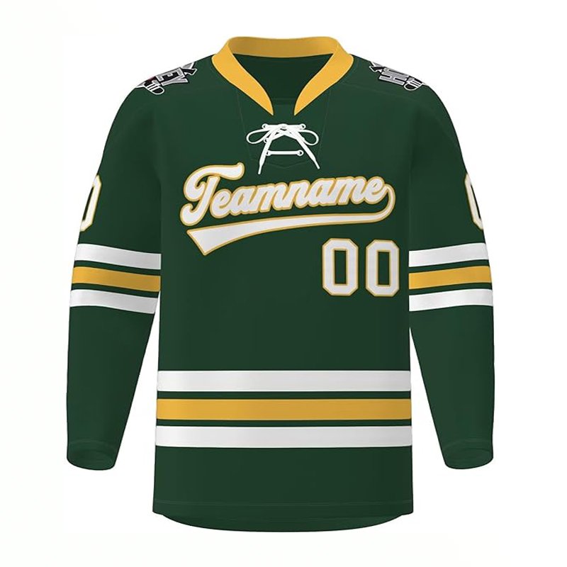 New Design Wholesale100% Polyester Breathable Fabric sublimation hockey shirt hockey wear team hockey jerseys