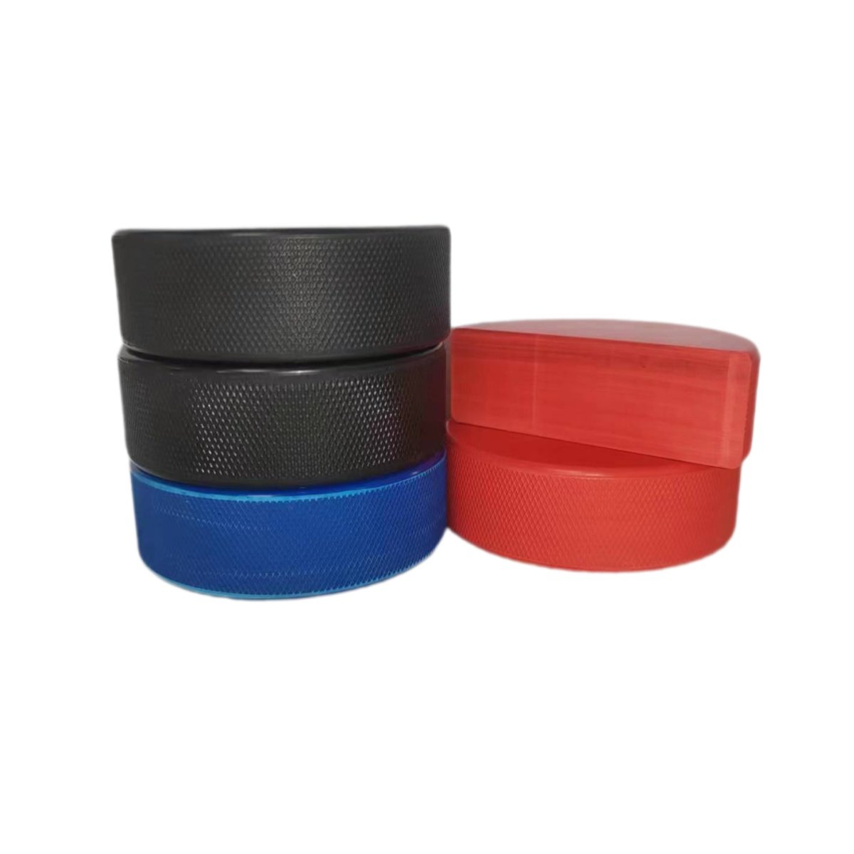 Wholesale Price Factory Direct Sale High Quality Ice Hockey Puck Customized Printing Logo Rubber Solid Official Ice Hockey Pucks