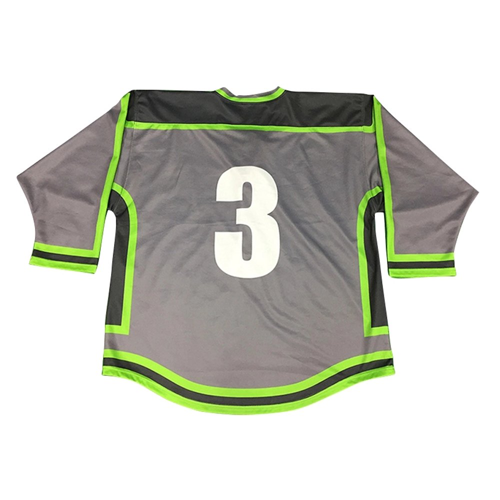 Laced Collar Polyester Men Sublimation Custom Shirts Technology Oem Customized Ice Hockey Jerseys