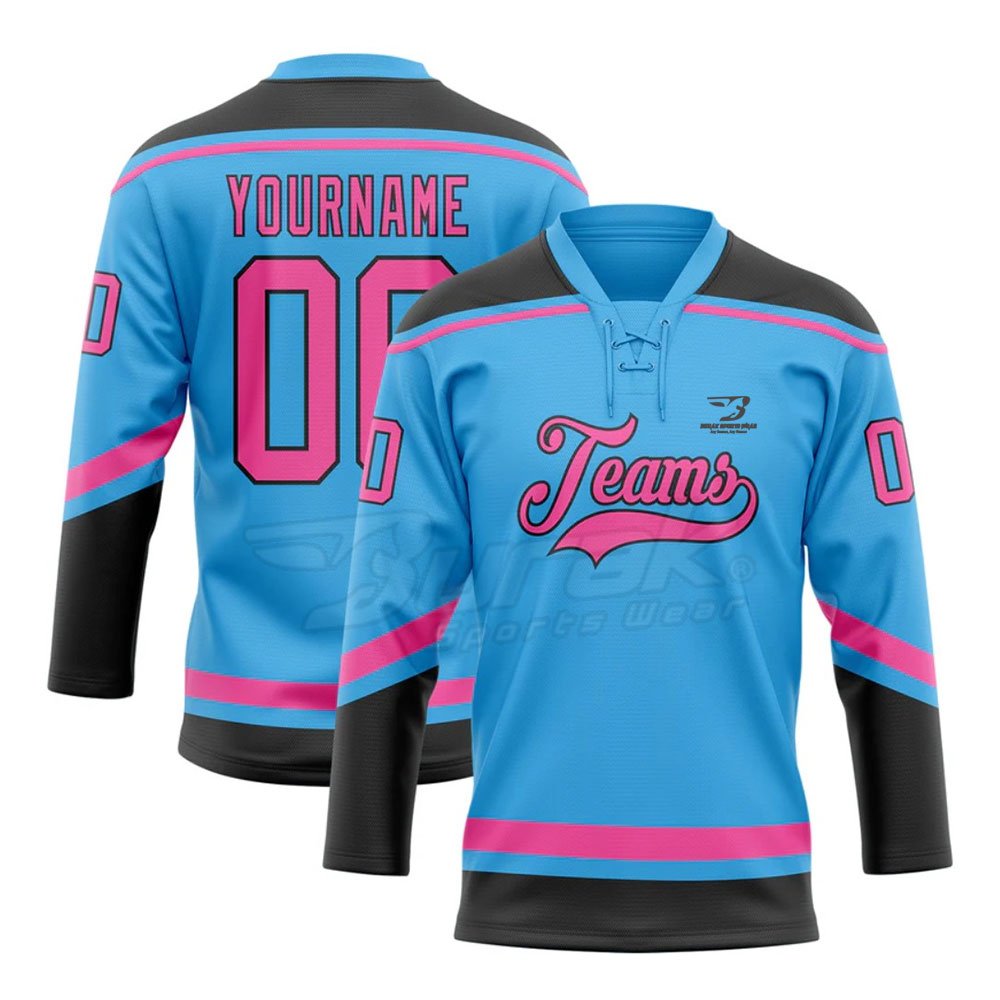 Latest Design Plus Size Custom Embroidery Hockey Wear Sublimation Training Ice Hockey Uniform