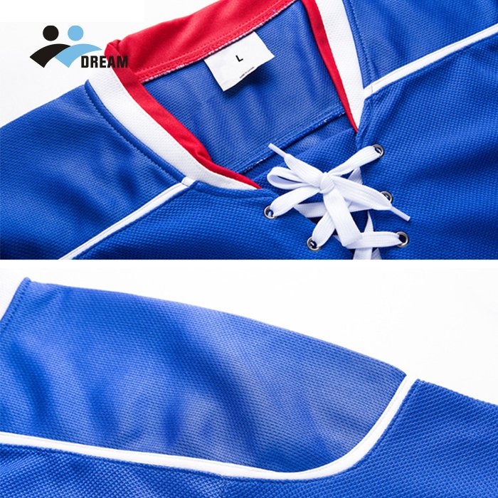 Custom Hot selling Hockey Hoodie blank ice hockey shirts polyester vintage Ice jerseys Oem hockey jersey