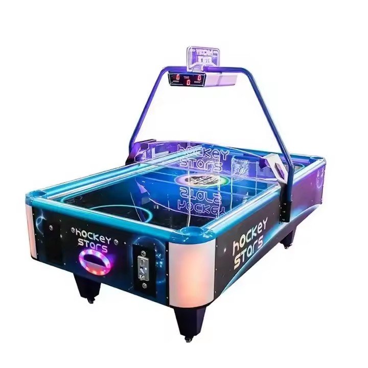 Indoor Arcade Coin Operated Game Machine Air Hockey Table Lottery Ticket Games Plataforma De Hockey Aereo Hockey Table
