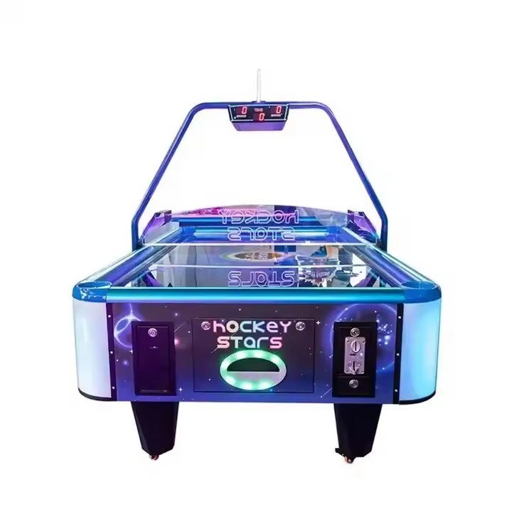 Indoor Arcade Coin Operated Game Machine Air Hockey Table Lottery Ticket Games Plataforma De Hockey Aereo Hockey Table