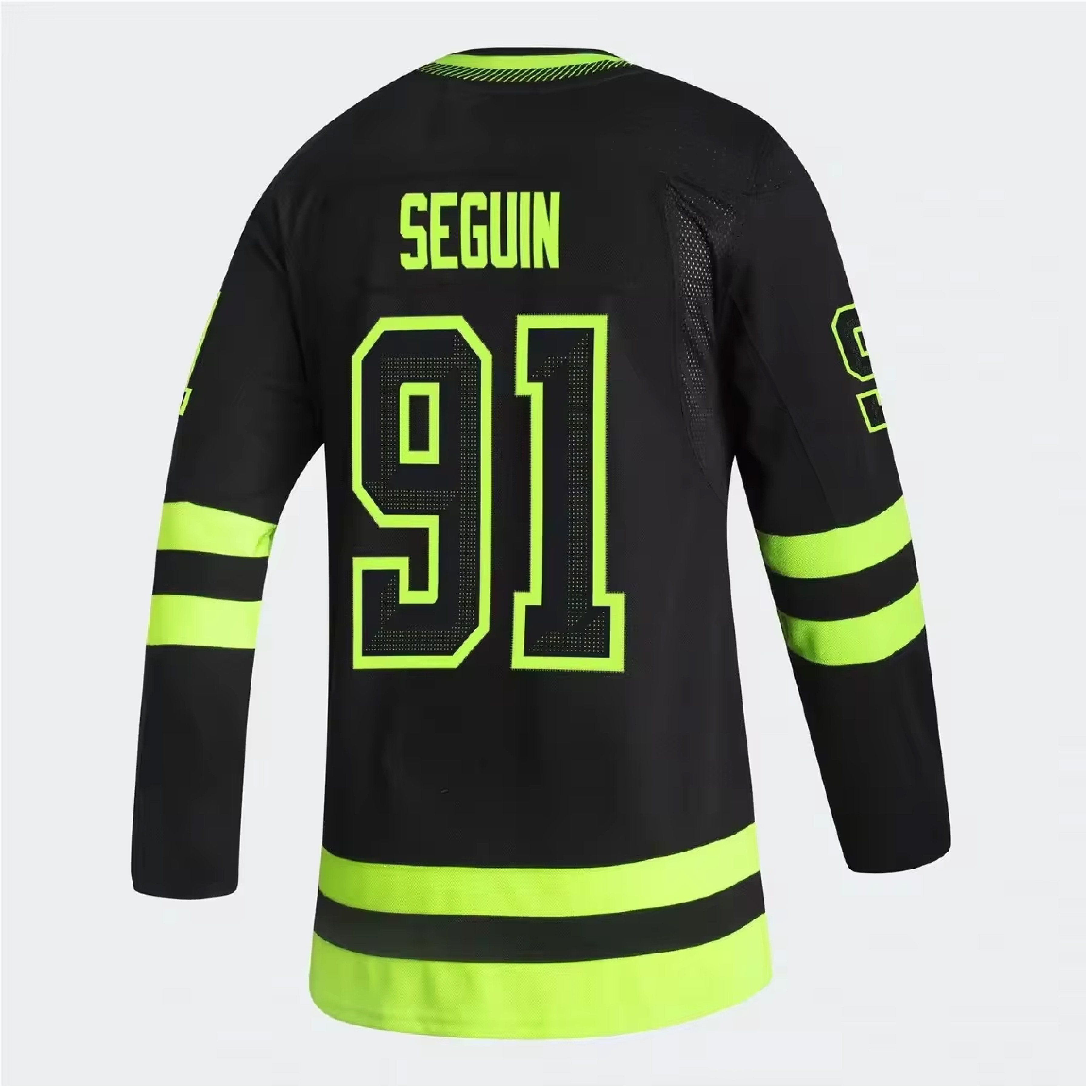 Men's Dallas 91 Tyler Seguin 14 Jamie Benn 16 Joe Pavelski 20 Ryan 21 Robertson Top Quality Stitched Green Ice Hockey Jersey