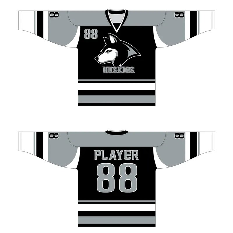 Design Your Own Logo Ice Hockey Jersey High Quality Sublimated Uniform