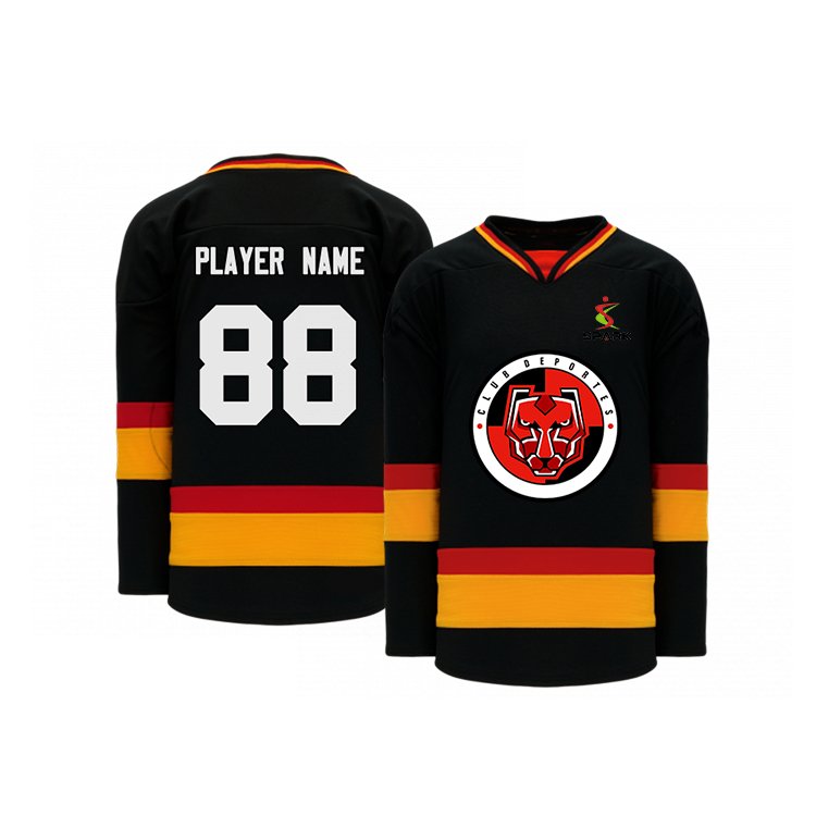 Custom Logo Adult Professional Team Tackle Twill Ice Hockey Jersey High Quality Wear with Sublimation Ice Hockey Uniform