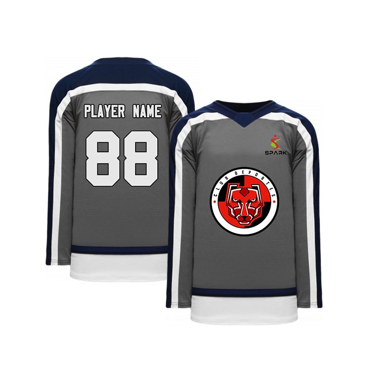 Custom Logo Adult Professional Team Tackle Twill Ice Hockey Jersey High Quality Wear with Sublimation Ice Hockey Uniform