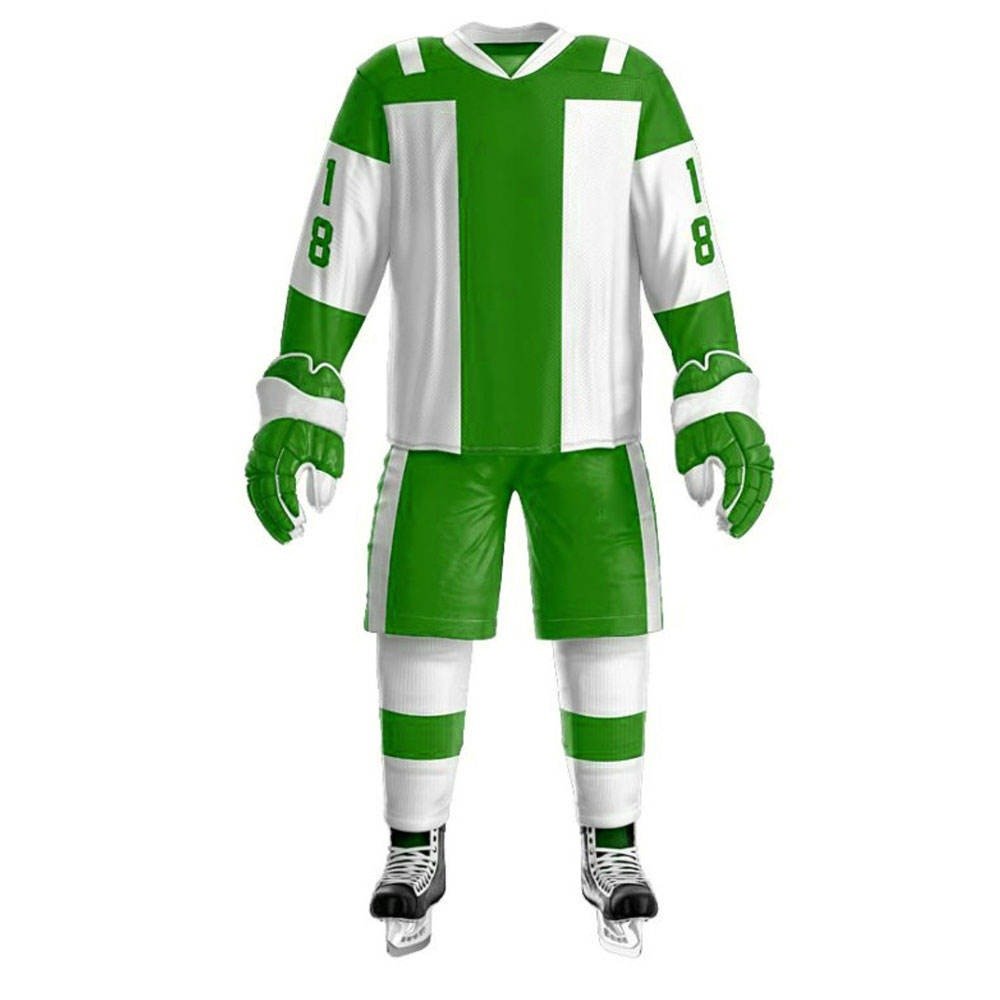 Top quality Ice Hockey Uniform Custom Made Ice Hockey Jerseys Team Wear Set With Custom Logo And Design