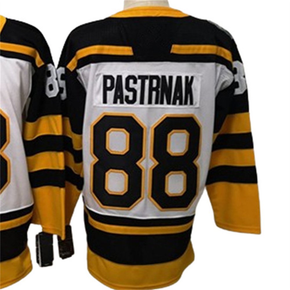 New Custom team Hockey Jerseys 88# PASTRNAK 63# MARCHAND Hockey Jersey Embroidery Shirts Sports Wear