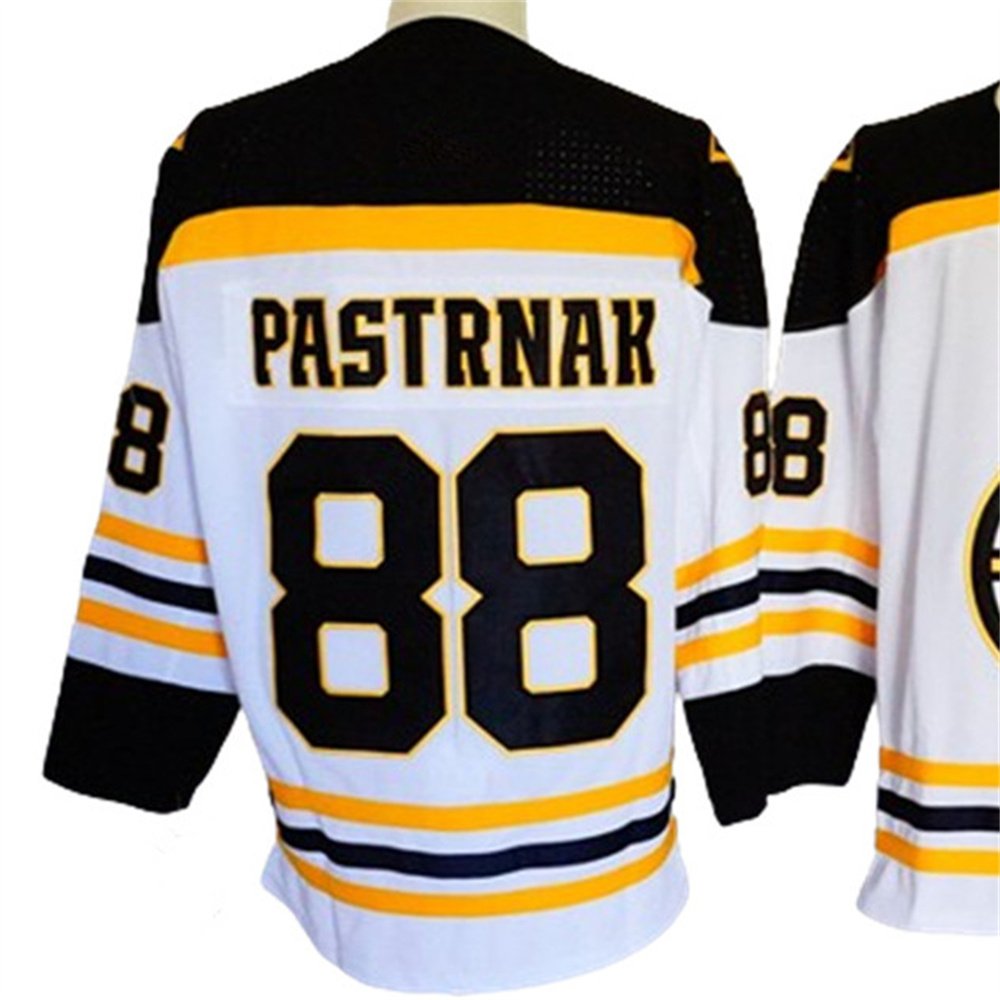New Custom team Hockey Jerseys 88# PASTRNAK 63# MARCHAND Hockey Jersey Embroidery Shirts Sports Wear