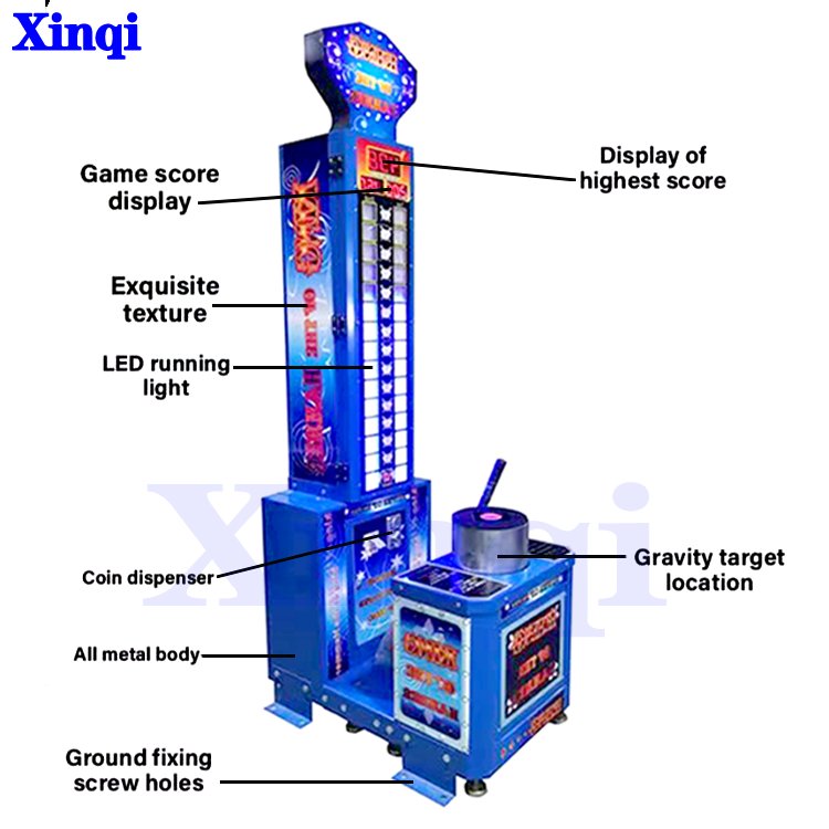 Hot Selling Coin operated game arcade hammer punch machines game arcade hammer hitting game boxing machine for sal