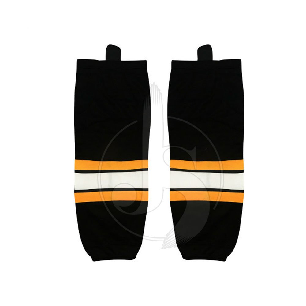 Ice Hockey Knitted Customize Socks Tight Hockey Leg Warmer Socks Youth Stripe Mesh Practice Ice Hockey Socks