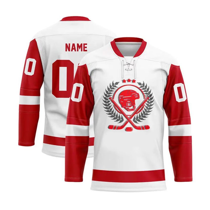 100% polyester sublimation mesh women hockey jersey classic custom mens ice hockey jerseys