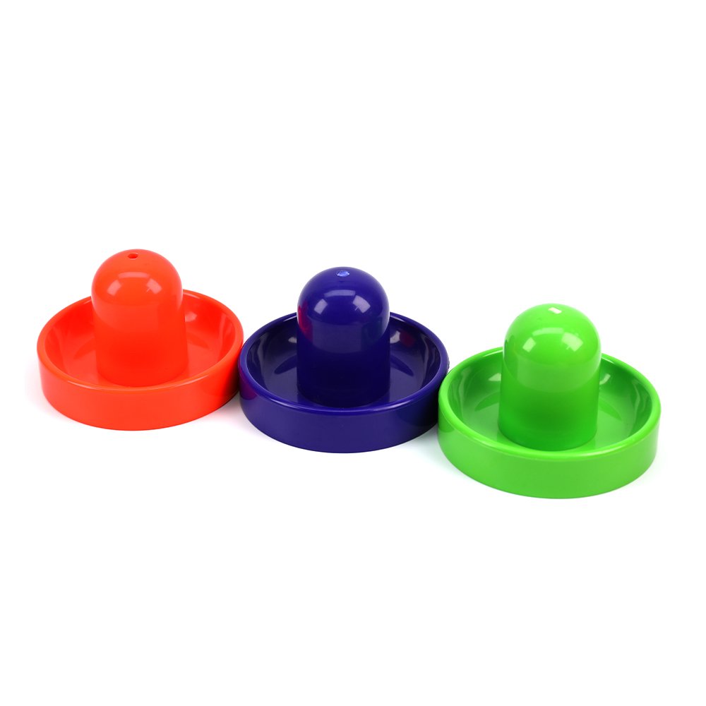 Coin Operated Air Hockey Table Game Accessory with Pushers and Handle Ice Hockey Accessory Set