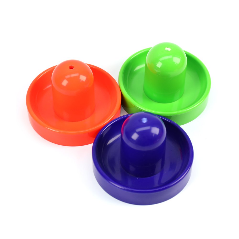 Coin Operated Air Hockey Table Game Accessory with Pushers and Handle Ice Hockey Accessory Set