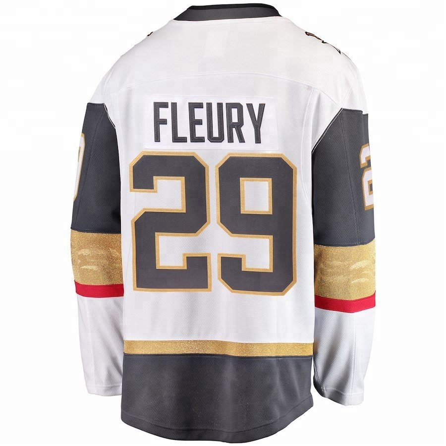 ice hockey shirts any logo sublimation golden custom hockey jersey