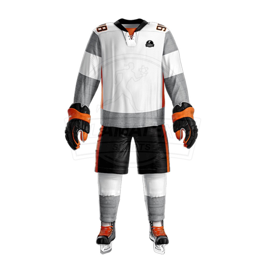 Best Quality New Design Youth Ice Hockey Uniform Custom Plain Style for Training OEM Team Name Included