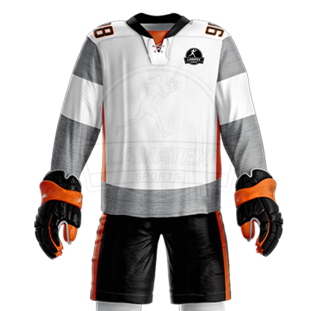 Best Quality New Design Youth Ice Hockey Uniform Custom Plain Style for Training OEM Team Name Included