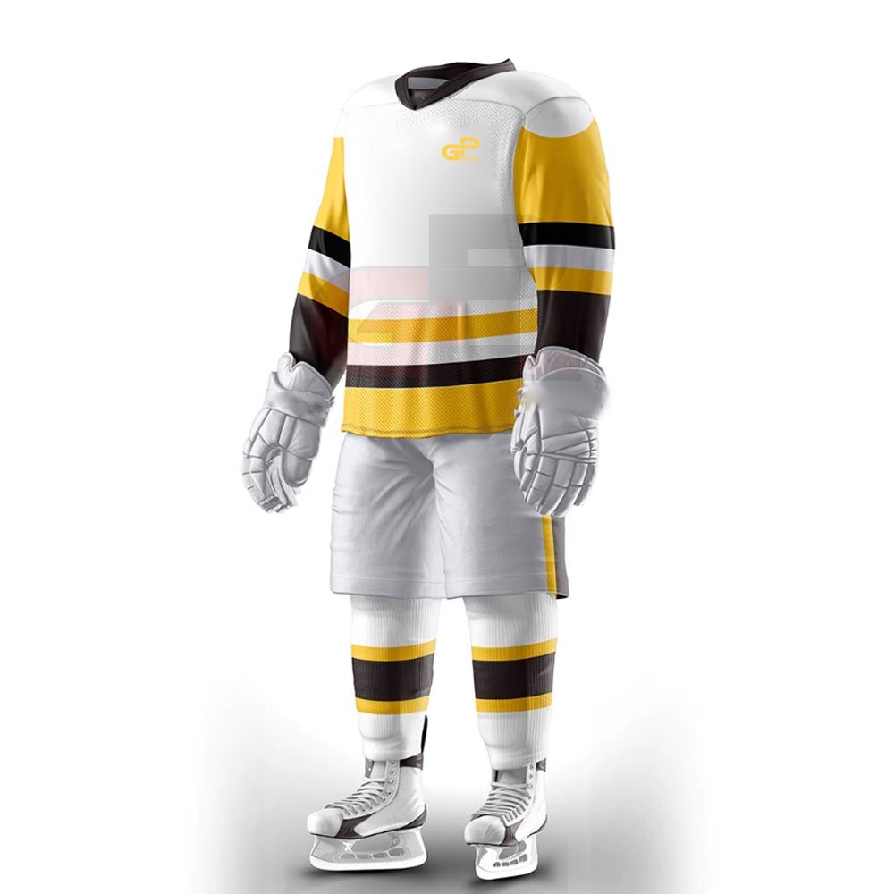 2024 Newest Style Custom Ice Hockey Uniforms 100% Polyester Fabric Men's Ice Hockey Uniform
