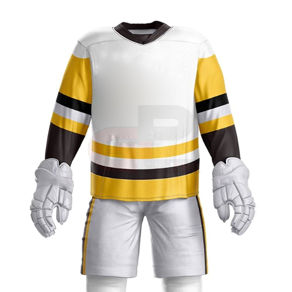 2024 Newest Style Custom Ice Hockey Uniforms 100% Polyester Fabric Men's Ice Hockey Uniform