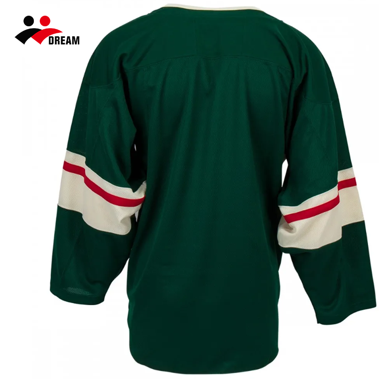Custom Ice Hockey Jersey Fully Sublimation Team Uniforms Sports Wear Practice Ice Embroidery Hockey Jersey for sale