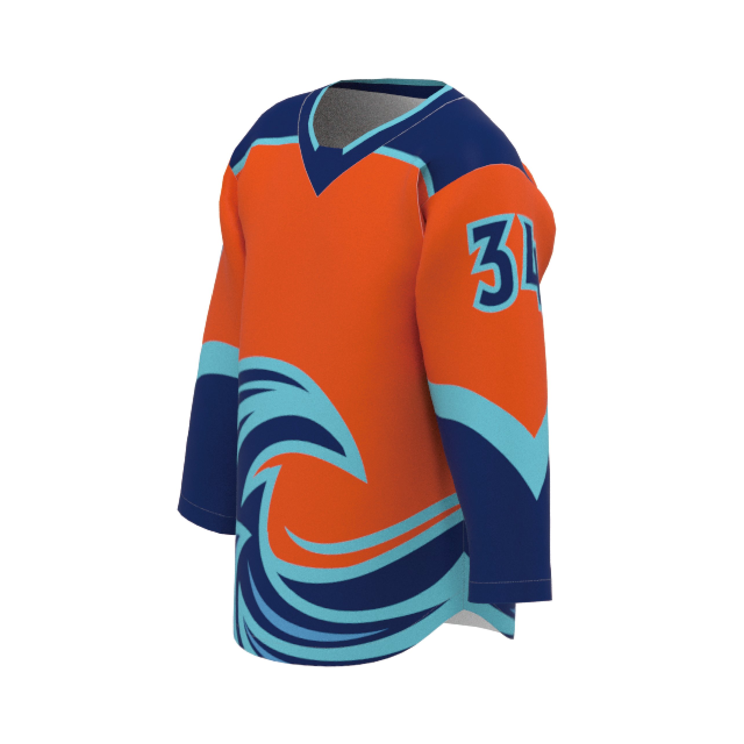 New Style Custom Latest Design Ice Hockey Jersey Sublimation Blank Hockey Jersey