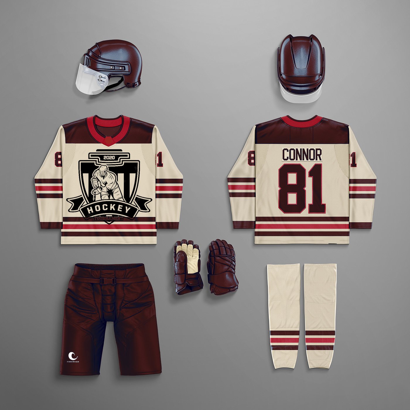 Top Design Sublimation Ice Hockey Jerseys Customized Adult Youth Ice Hockey Uniforms