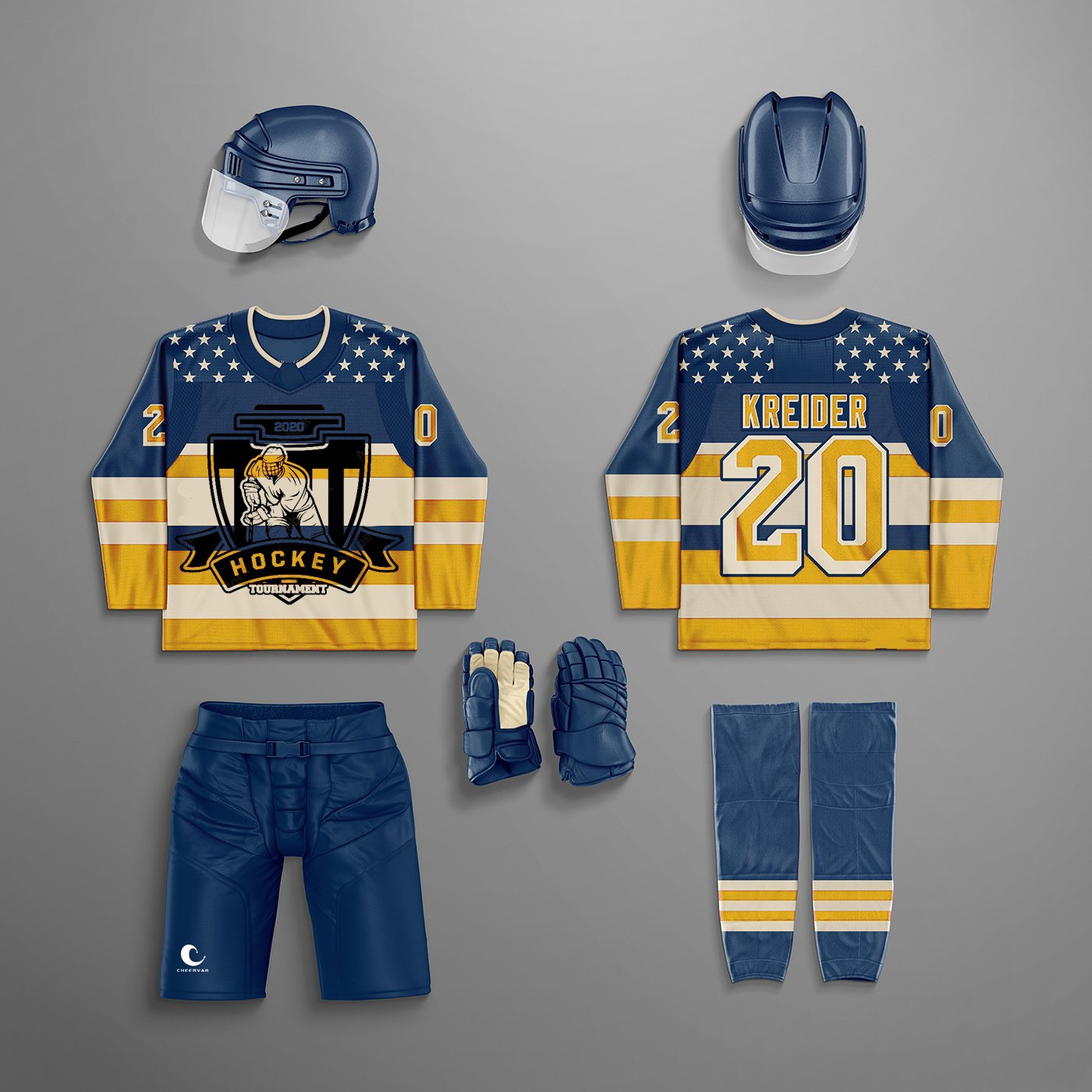 Top Design Sublimation Ice Hockey Jerseys Customized Adult Youth Ice Hockey Uniforms