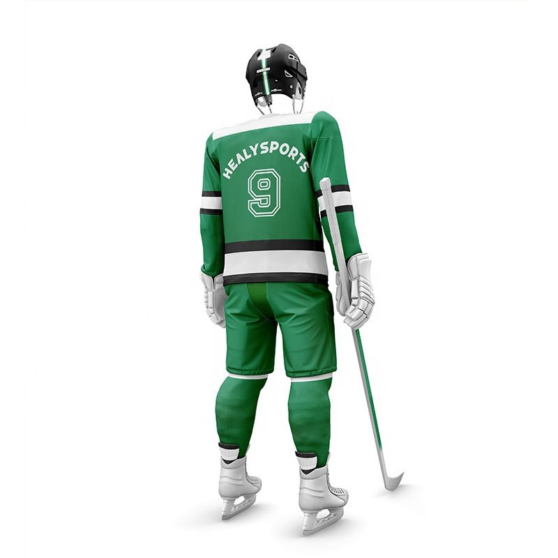 Plus Size Ice Hockey Uniform With Digital Sublimation Full Sleeve Shirts & Shorts For Sale