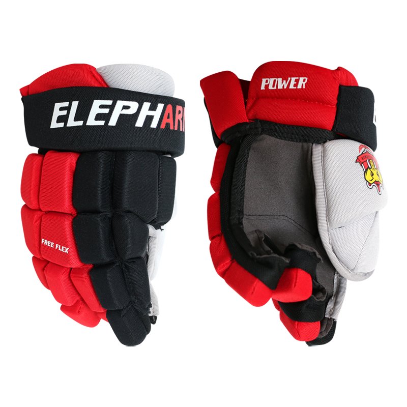 Factory shipment ice hockey protective gears breathable youth junior training match shin guard elbow chest gloves pants sets
