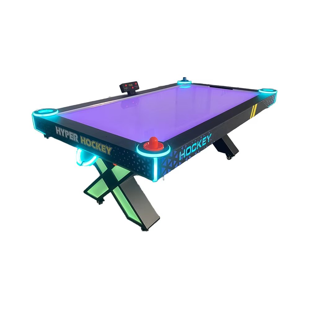 Air Hockey Table Stars Coin Operated Game Arcade Machine Classic Electric Ice Lottery Edemption Arcade Air Hockey Table