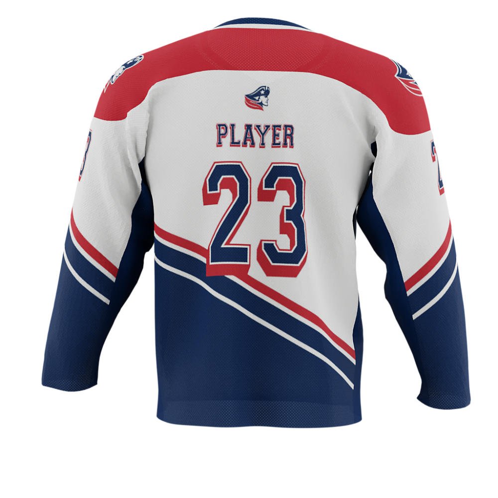 Custom sports wear 100% polyester hockey jersey team practice embroidery ice hockey jersey 5xl