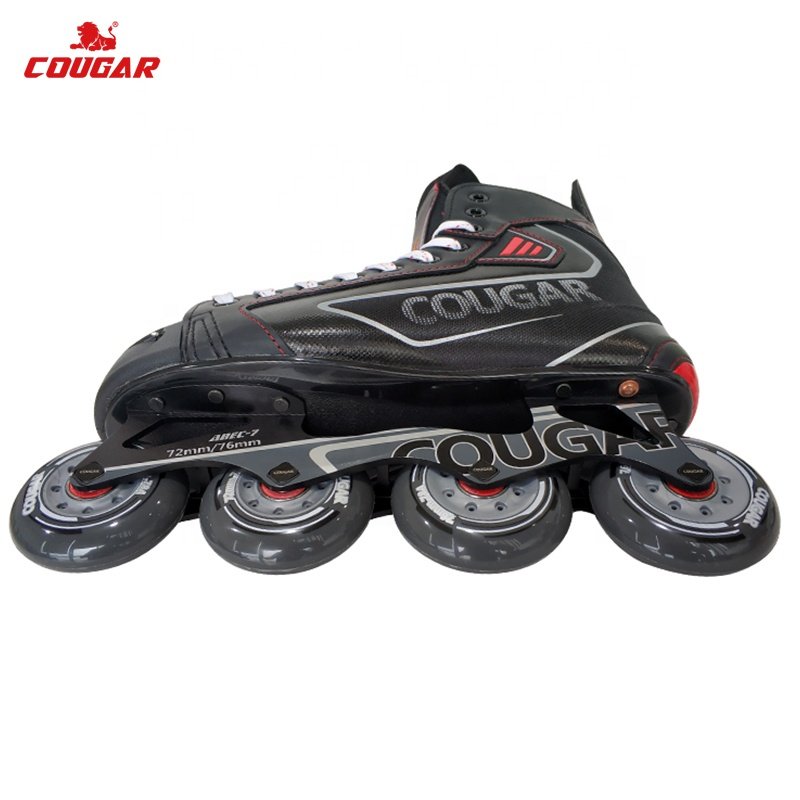 Cougar Factory Hockey Equipment Team Sport PU Wheel Ice Hockey Inline Roller Skate Field Hockey Shoes For Adult Teen Men Shop