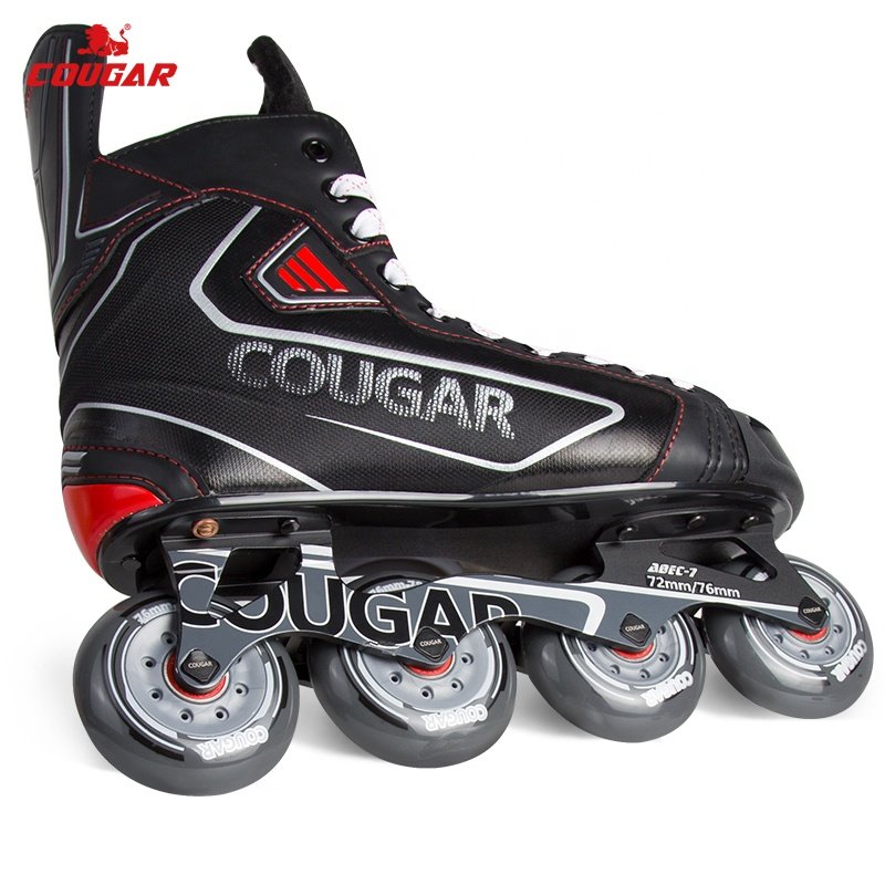 Cougar Factory Hockey Equipment Team Sport PU Wheel Ice Hockey Inline Roller Skate Field Hockey Shoes For Adult Teen Men Shop