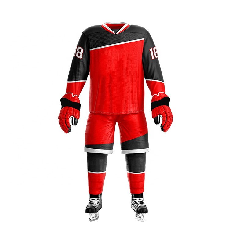 Custom Size Men's Custom Ice Hockey Uniform Team wear perfect cutting and sewing modern Ice Hockey Uniforms