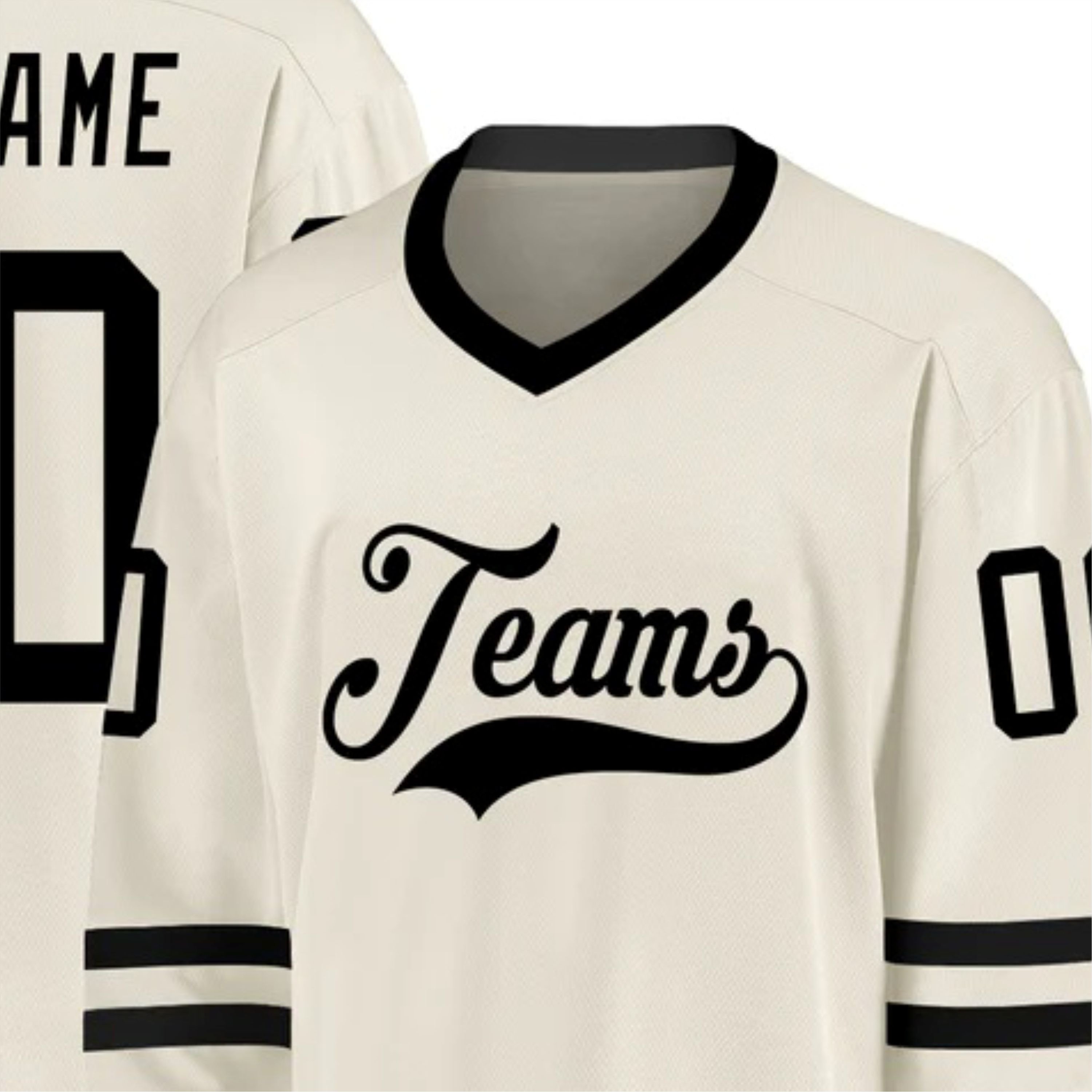 100%Polyester Tackle Twill Fabric Professional Custom Hockey Jersey Comfortable Lightweight Fabric Perfect for Games Practice