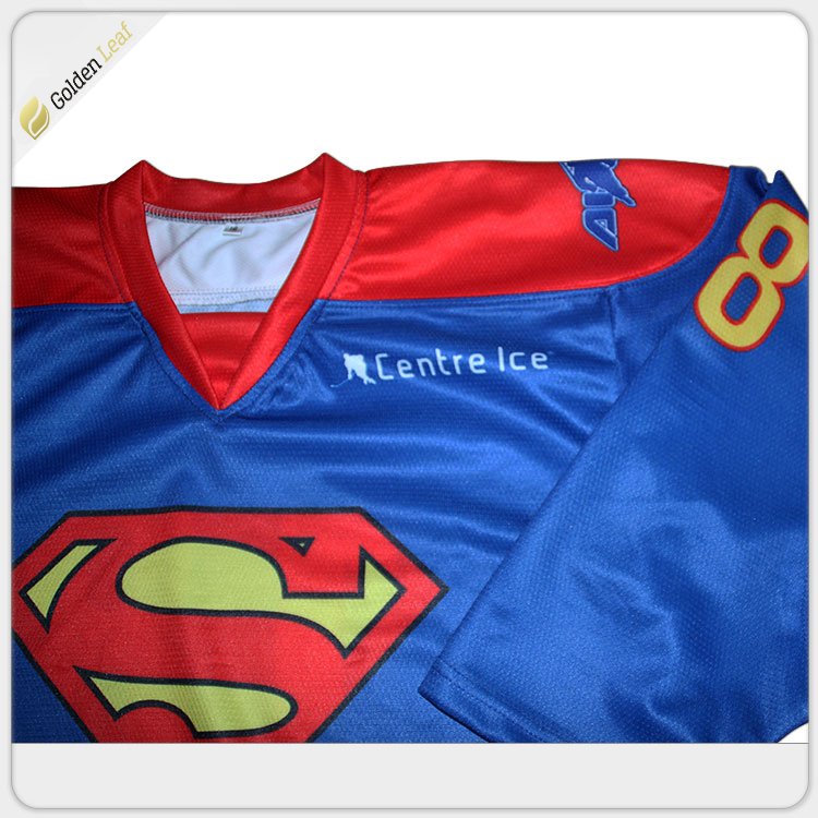 Super Light Neck Guard Ice Hockey Top Shirt Unisex Arm Cut-Proof Sportswear OEM Service for Adults and Team Name Included