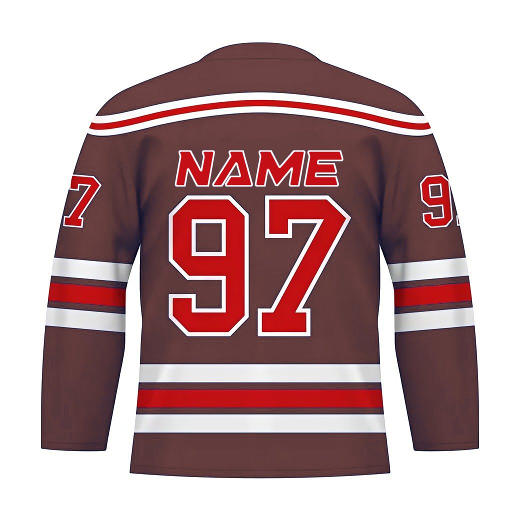 Breathable Fashion Ice Hockey Jerseys High Quality Sublimation Ice Hockey Uniforms Bulk Customized Logo Ice Hockey Wear
